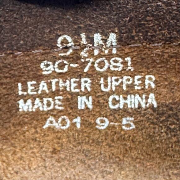 Dockers Tassel Loafer Slip On Flats Dress Shoes Leather Brown Mens Size US 9.5 - Picture 7 of 7